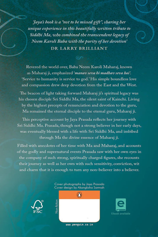 Book cover with text and a logo on a blue background