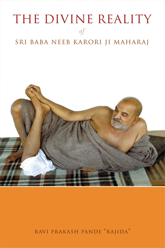 Book cover of 'The Divine Reality' featuring Baba Neem Karoli Maharaj Ji